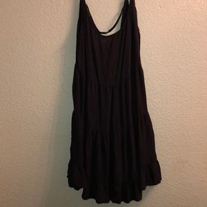 Black flowy summer dress